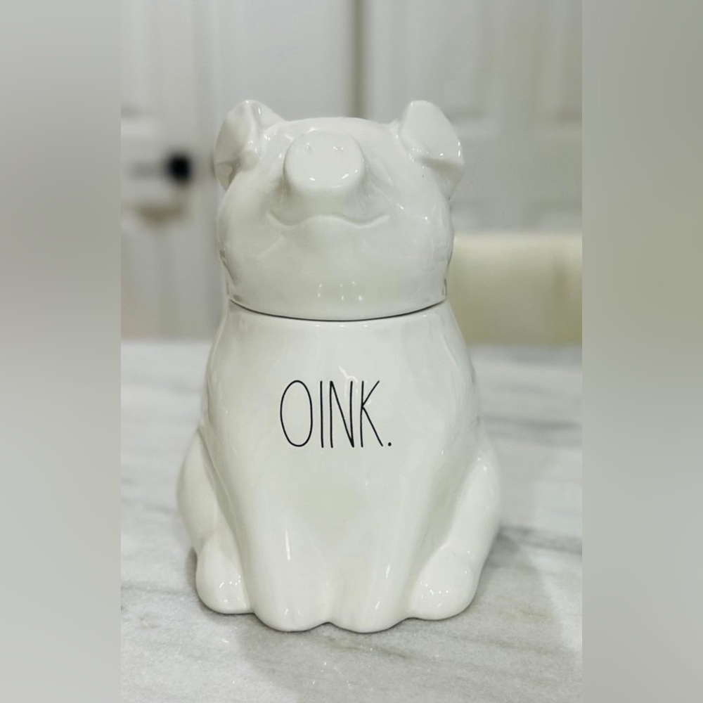 Rae Dunn oink pig canister